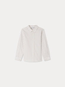 Boy | Tangui Striped Shirt | Terracotta