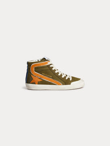 Boy | Bonpoint X Golden Goose Children's Khaki Sneakers | Dark Khaki