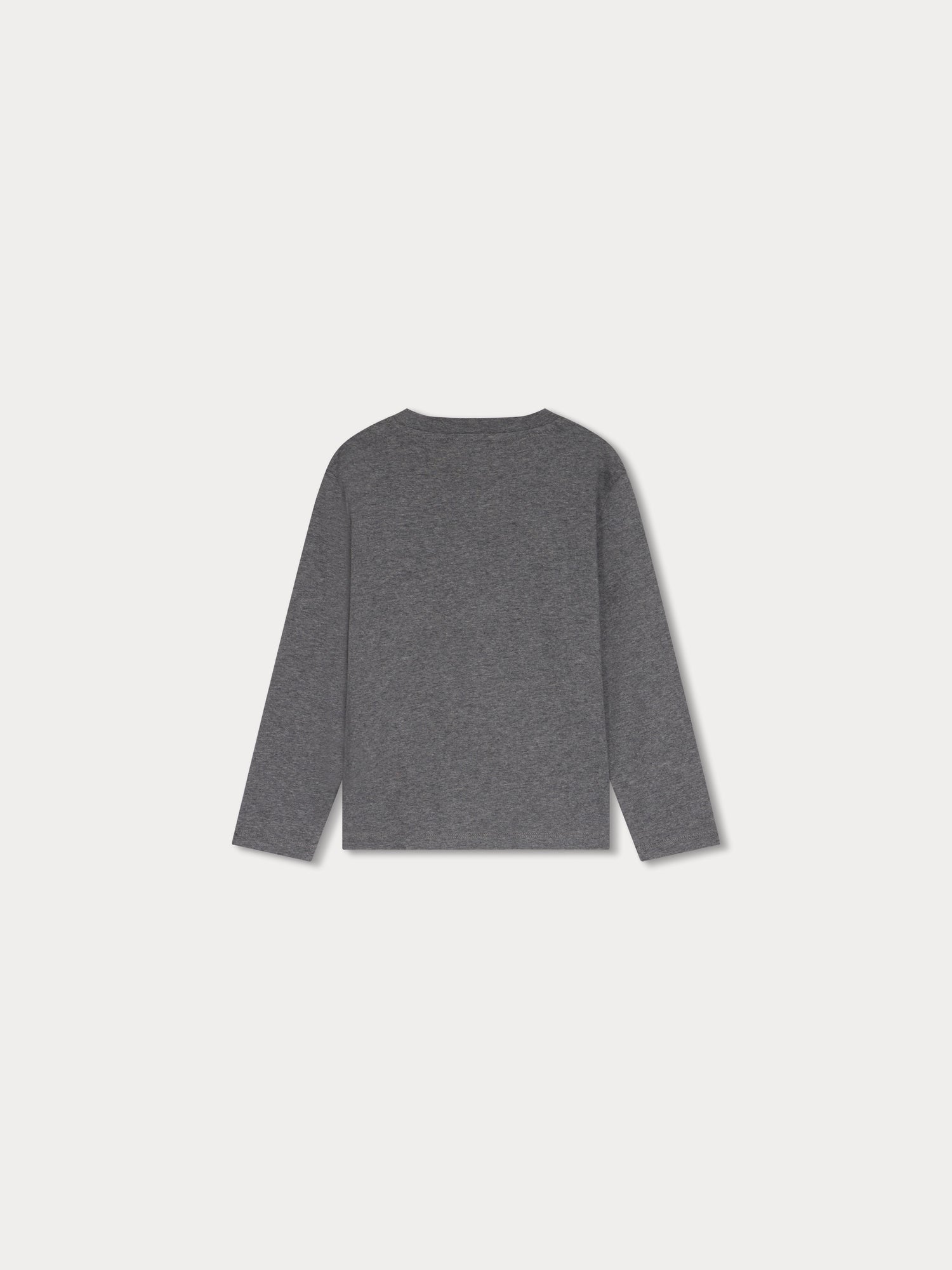 Boy | Tadda T Shirt With Front Print | Medium Heathered Gray