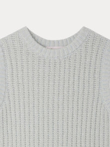 Girl | Gaia Wool And Cashmere Sweater | Aqua Blue