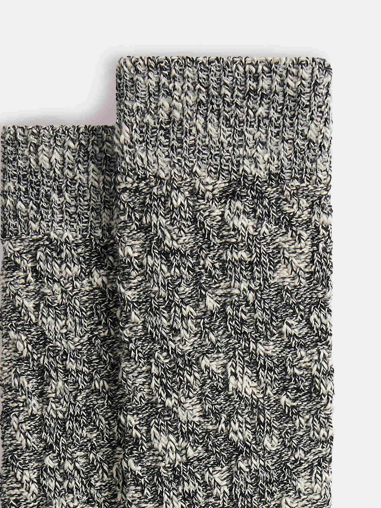 Girl | Gratiane Gray Knee High Cable Knit Socks | Heathered Grey