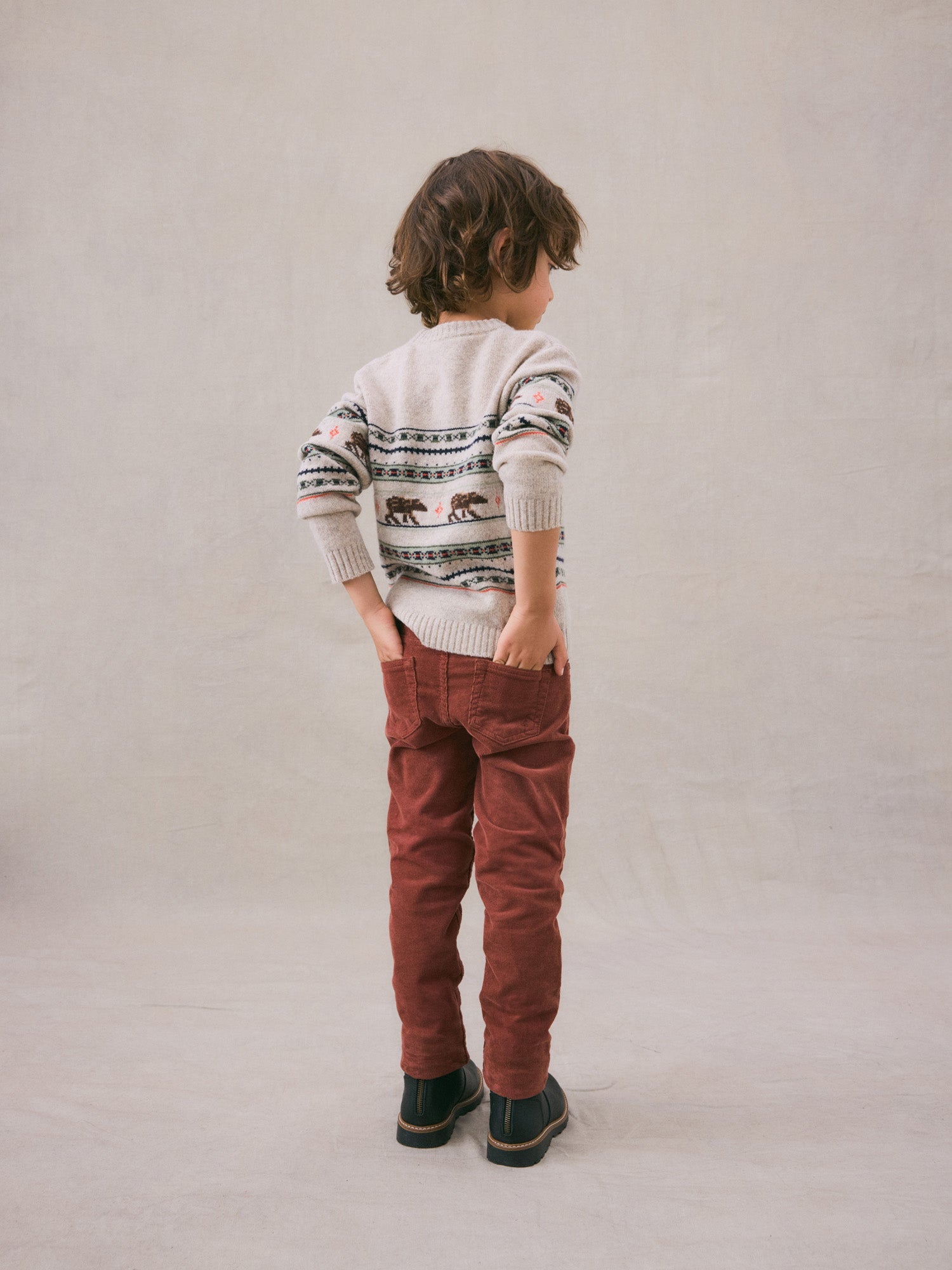 Unisex | Dewey Dark Brown Corduroy Pants | Chestnut
