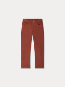Unisex | Dewey Dark Brown Corduroy Pants | Chestnut
