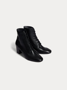 Women | Bonpoint X Vanessa Seward Gachon Leather Boots | Black