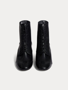 Women | Bonpoint X Vanessa Seward Gachon Leather Boots | Black
