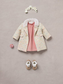 Girl | Moka Wool And Alpaca Coat | Multicolored
