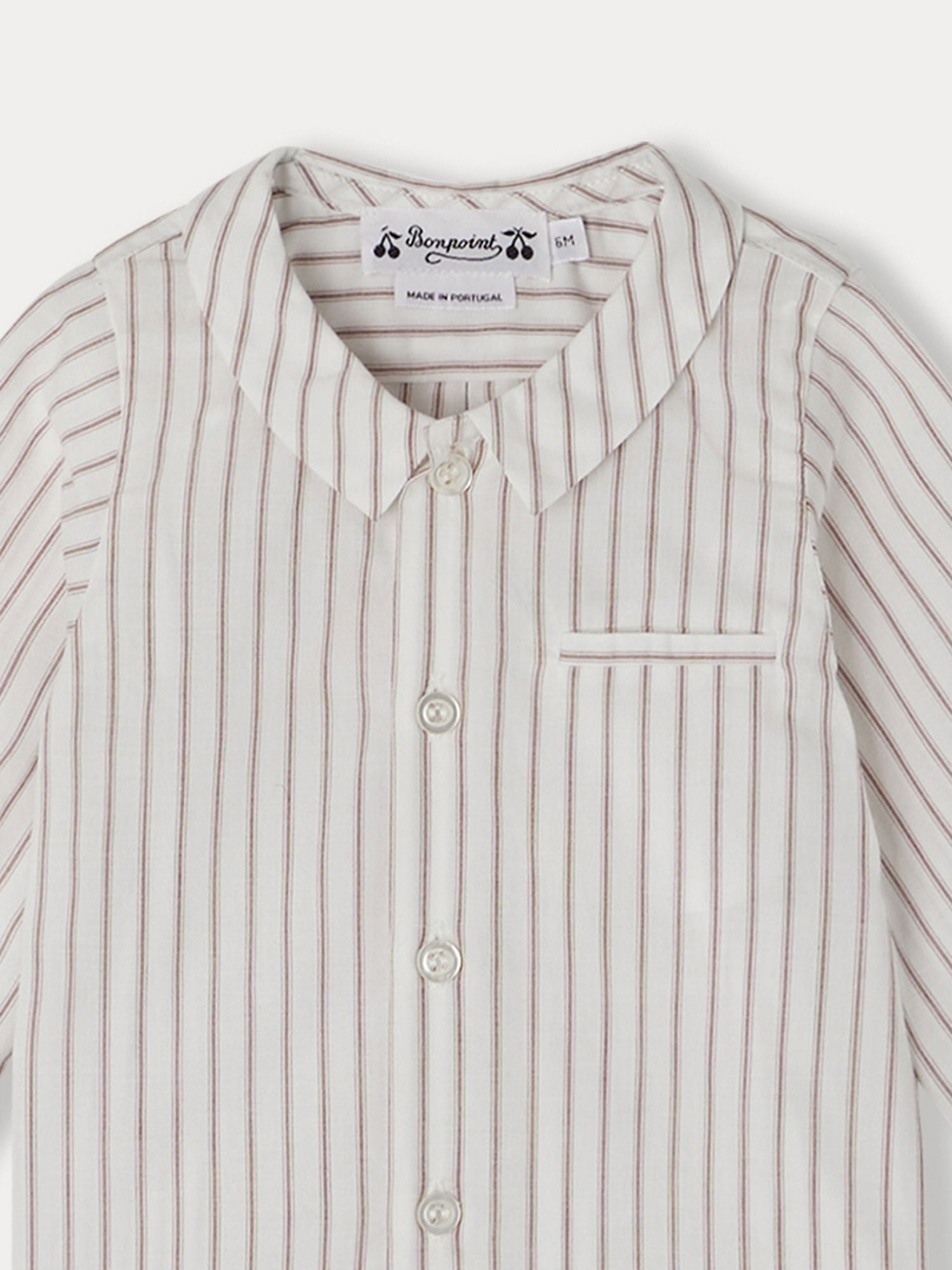 Boy | Boubou Striped Shirt | Terracotta