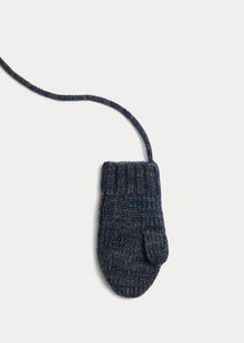 Unisex | Thuri Cashmere And Wool Mittens | Dark Denim