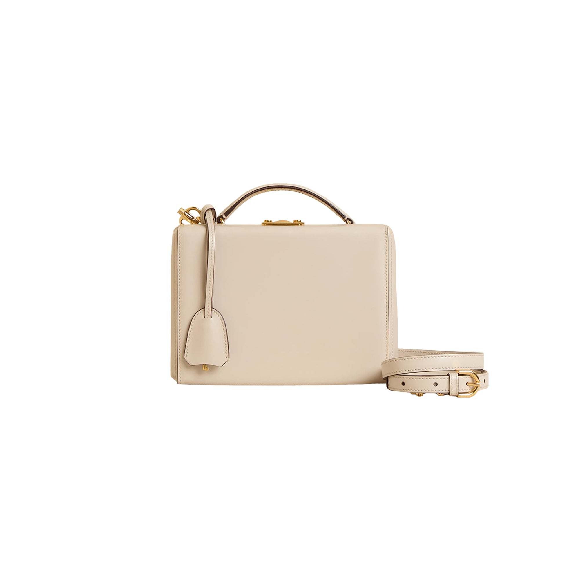 Grace Box | Soft Saffiano / Smooth Calf Taupe