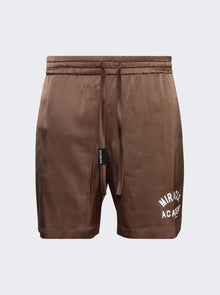 Men | NAHMIAS | Miracle Academy Silk Shorts | Brown