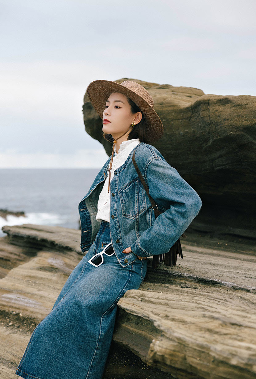 Paige Denim Jacket | Blue