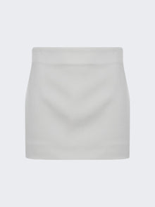 Women | WARDROBE.NYC | Column Mini Skirt | Cement Grey