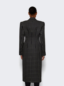Women | WARDROBE.NYC | Double Breasted Contour Coat Black Plaid
