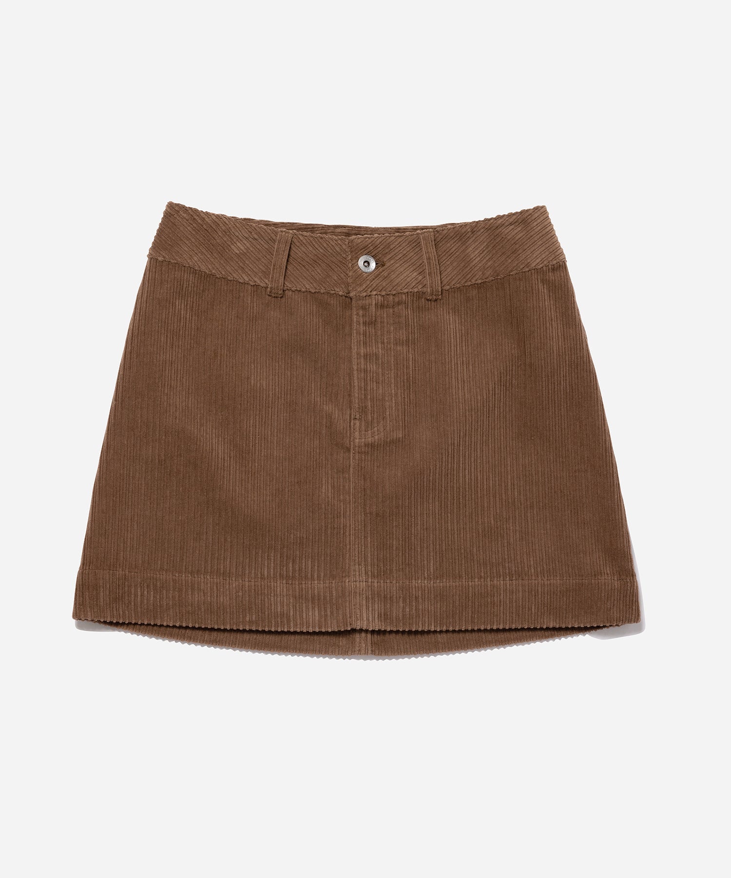 Womens | Zoey Wide Wale Cord Skirt | Downtown Brown
