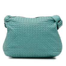 Bottega Veneta | Pre-Owned Nappa Intrecciato Crossbody | Blue/Turquoise