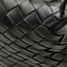 Bottega Veneta | Pre-Owned Leather Intrecciato Crossbody | Black