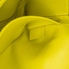Celine | Pre-Owned Calfskin Cuir Triomphe Chain Shoulder Bag - I | Yellow/Neon Yellow