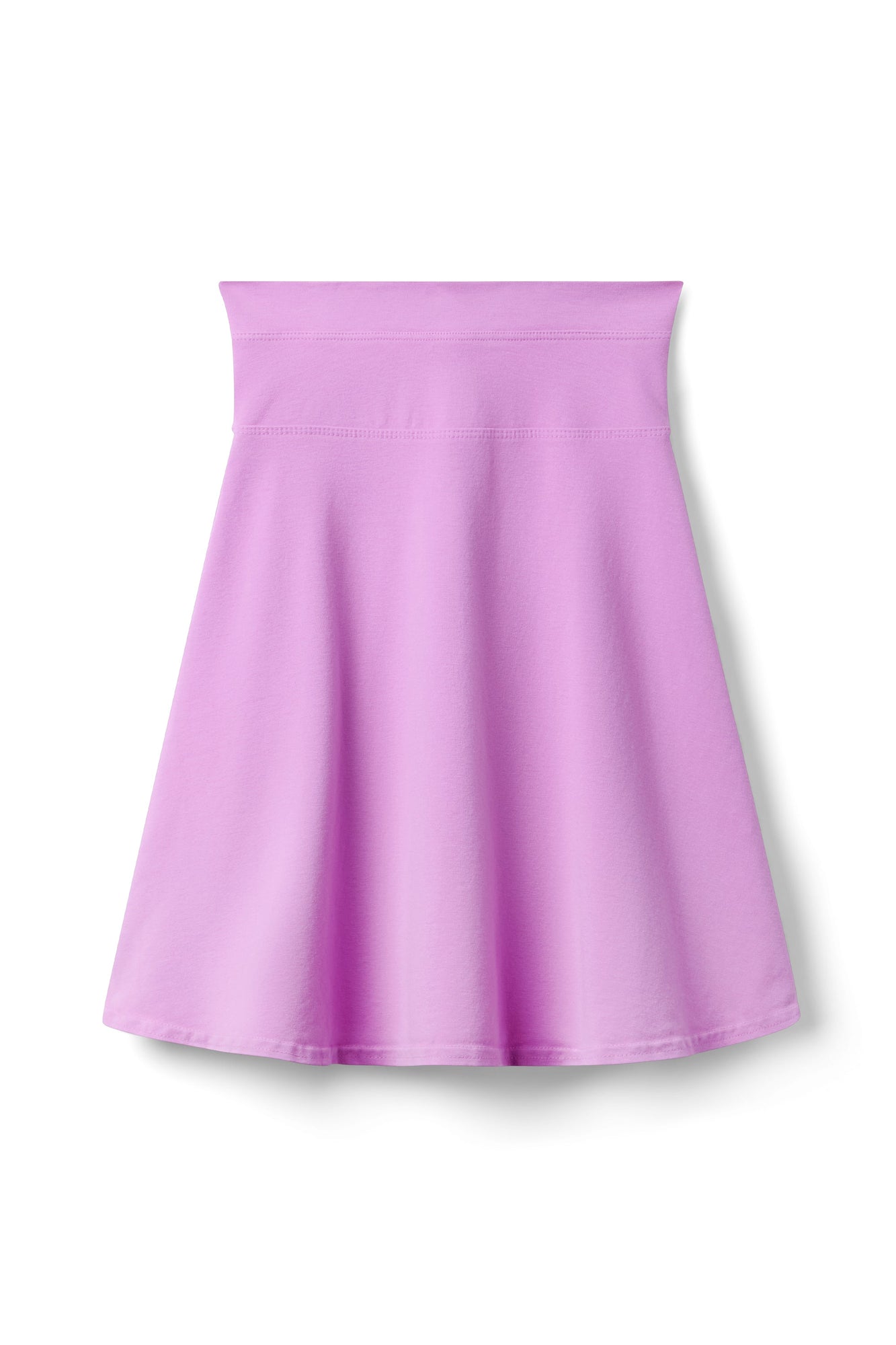 Kids | Kids High Waist Knee Skirt | Violet