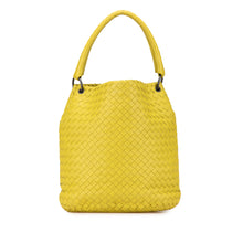 Bottega Veneta | Pre-Owned Nappa Intrecciato Bucket Bag | Yellow