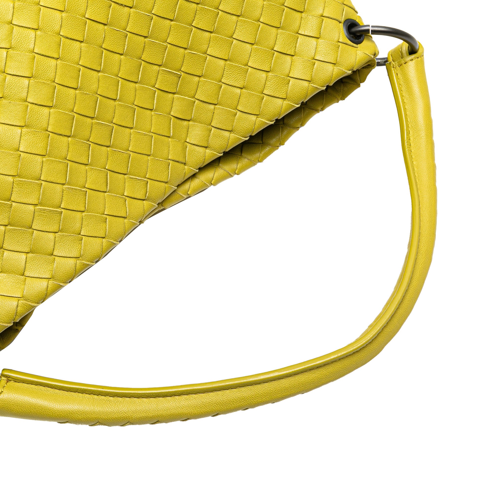 Bottega Veneta | Pre-Owned Nappa Intrecciato Bucket Bag | Yellow