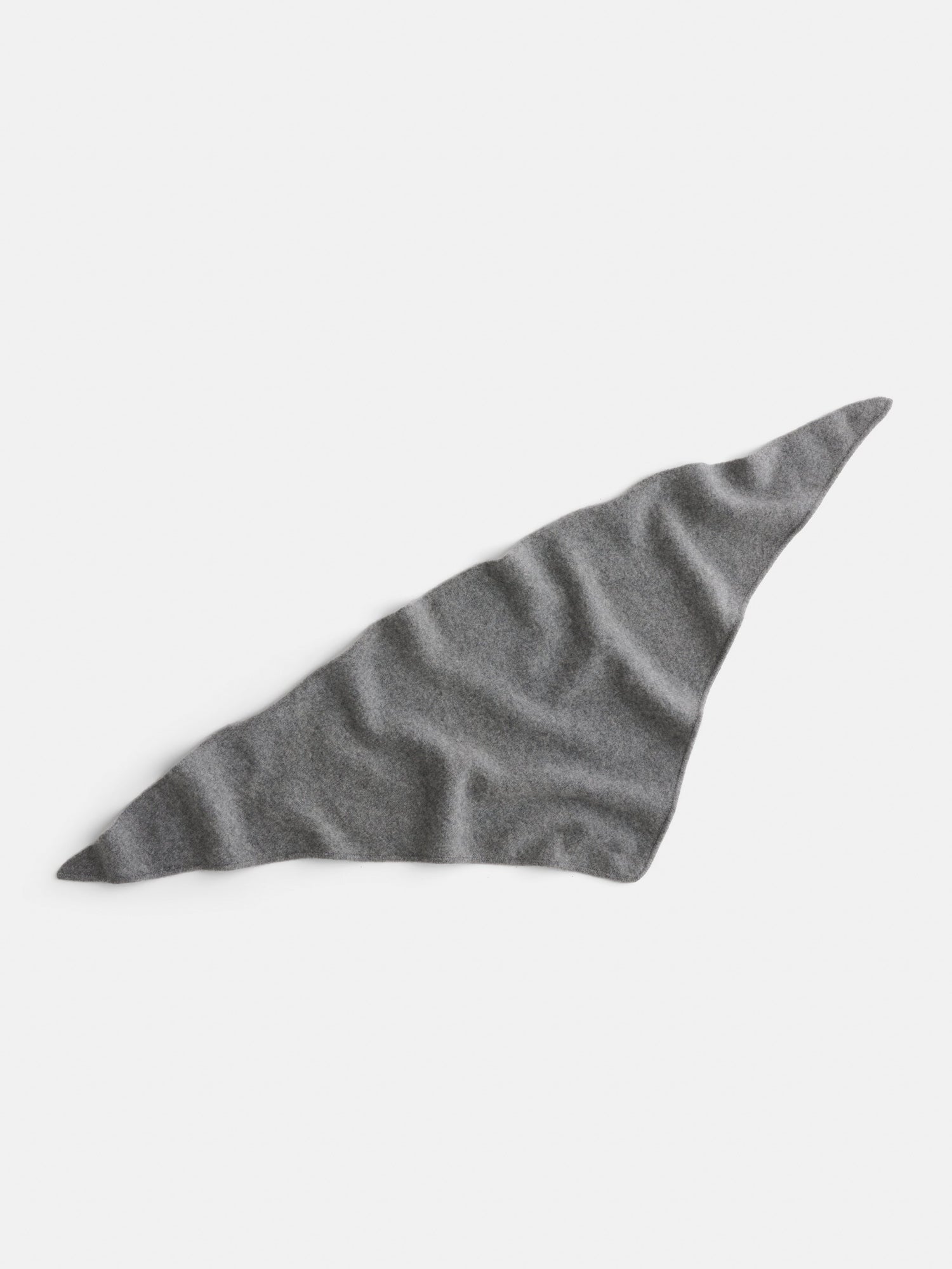 Unisex | Handkerchief Scarf | Wool Grey