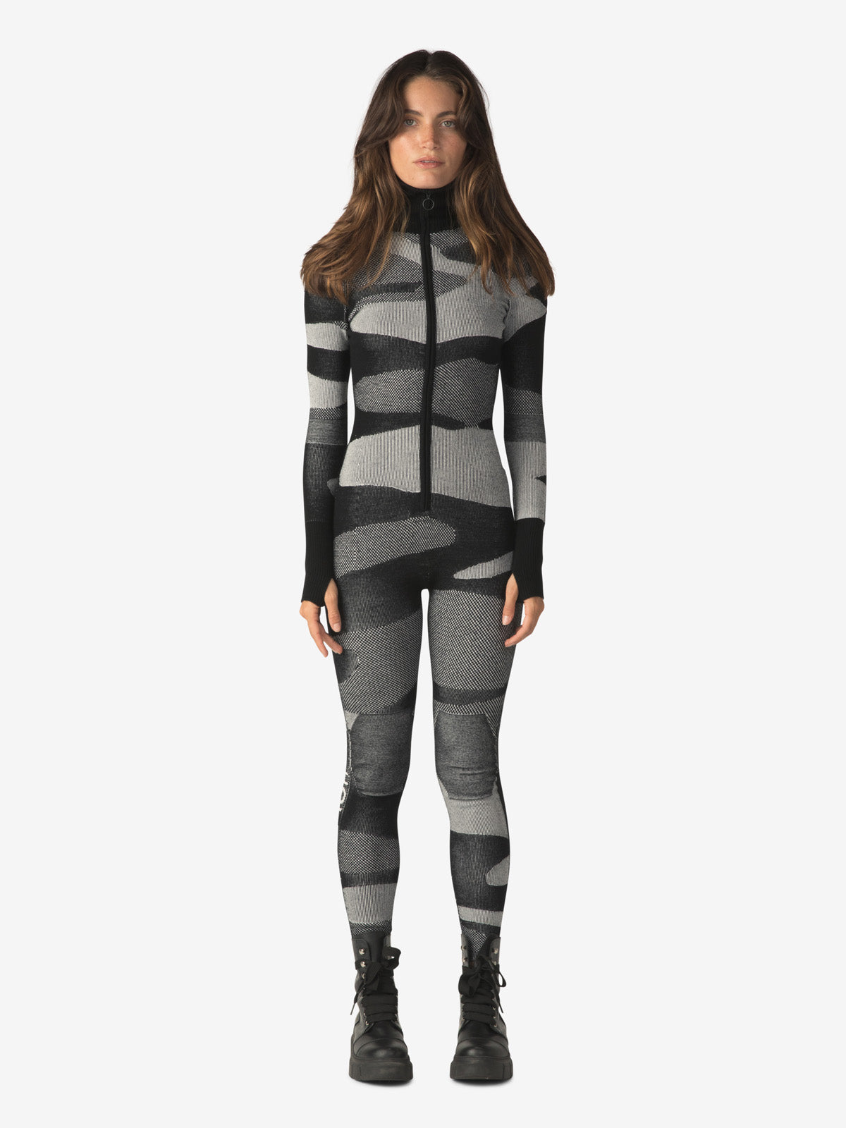 Woman MERINO AIRWARm BODYSUIT - Black - front