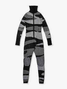 Woman MERINO AIRWARm BODYSUIT - Black - flat lay - front