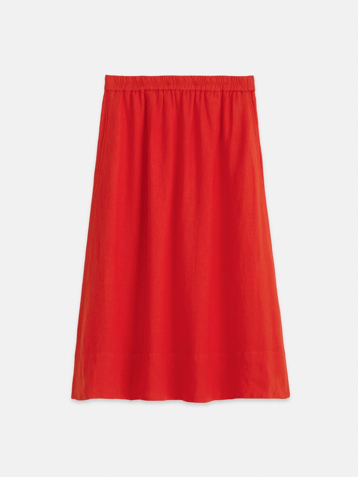 Women | Maddie Skirt | Linen Chili