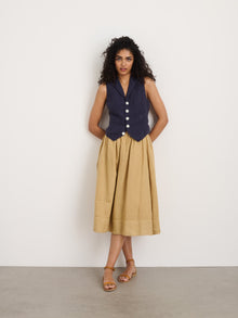 Women | Maddie Skirt | Linen Vintage Khaki