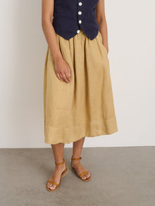 Women | Maddie Skirt | Linen Vintage Khaki