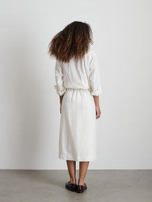 Women | Madeline Skirt | Twill Ecru