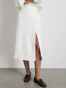 Women | Madeline Skirt | Twill Ecru