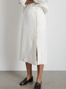Women | Madeline Skirt | Twill Ecru