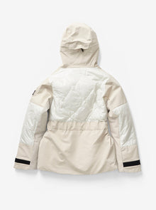 Women's Belted Parka - Canvas - flat lay - back