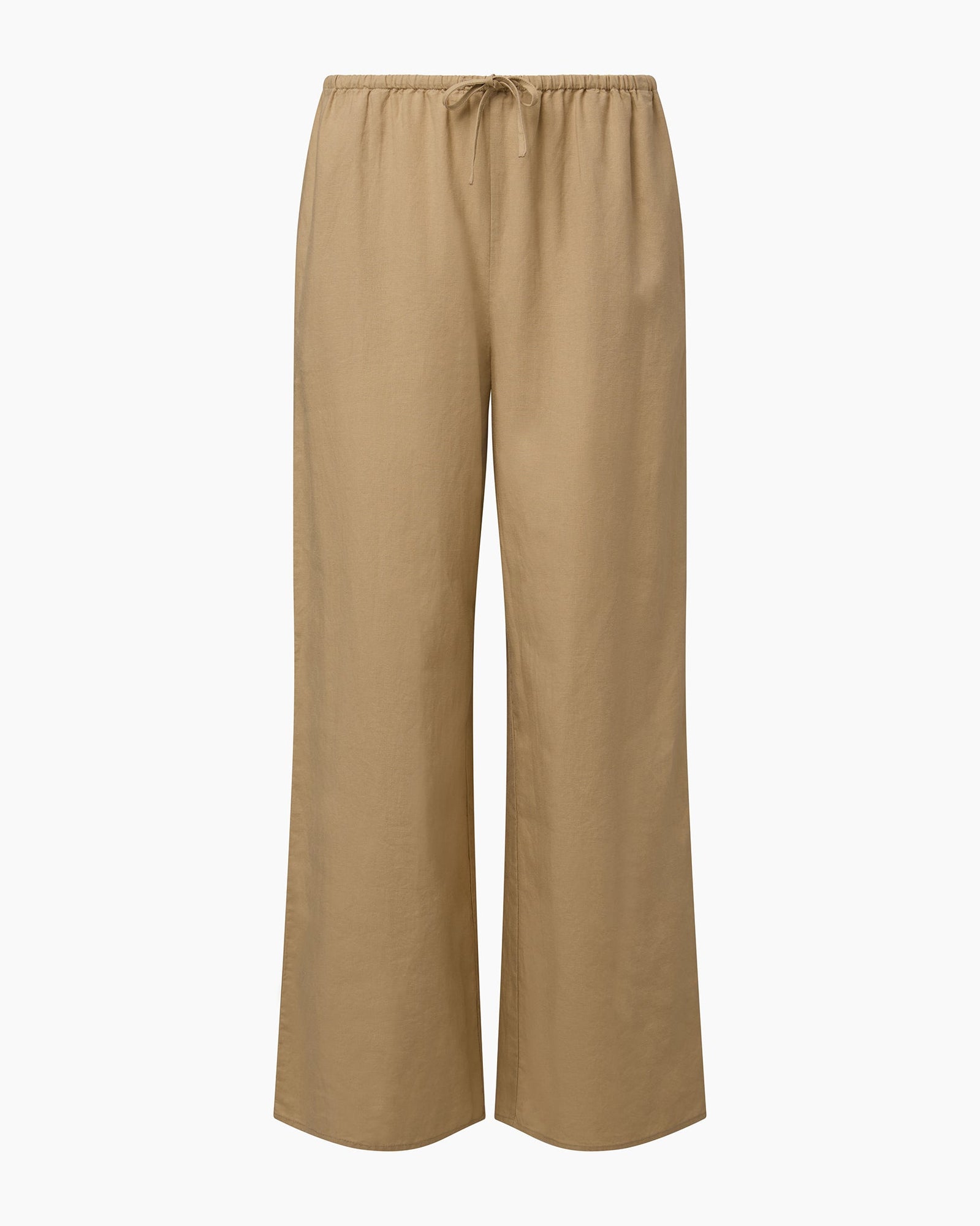 Womens | Air Linen Drawstring Pant | Jute