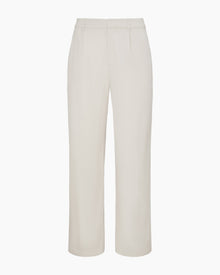 Womens | Lyocell Pleated Trouser | Stone