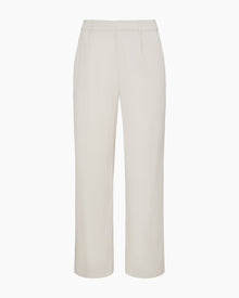 Womens | Lyocell Pleated Trouser | White