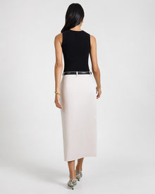 Womens | Fitted Micro Rib Tank | Cobalt Blue Melange