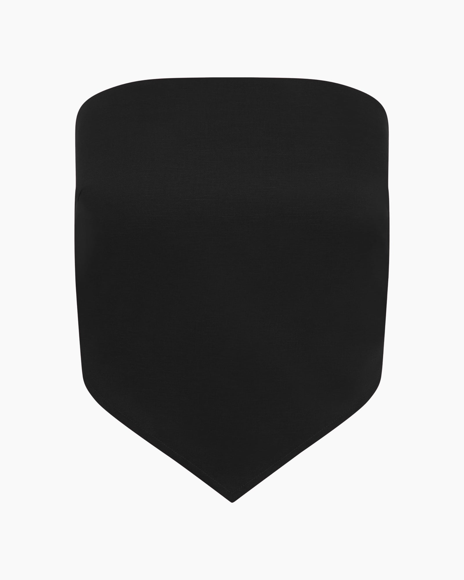 Womens | Linen Bandana Top | Black
