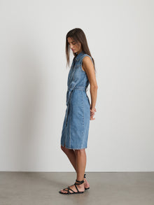 Women | Adeline Dress | Denim Stockholm Light Wash