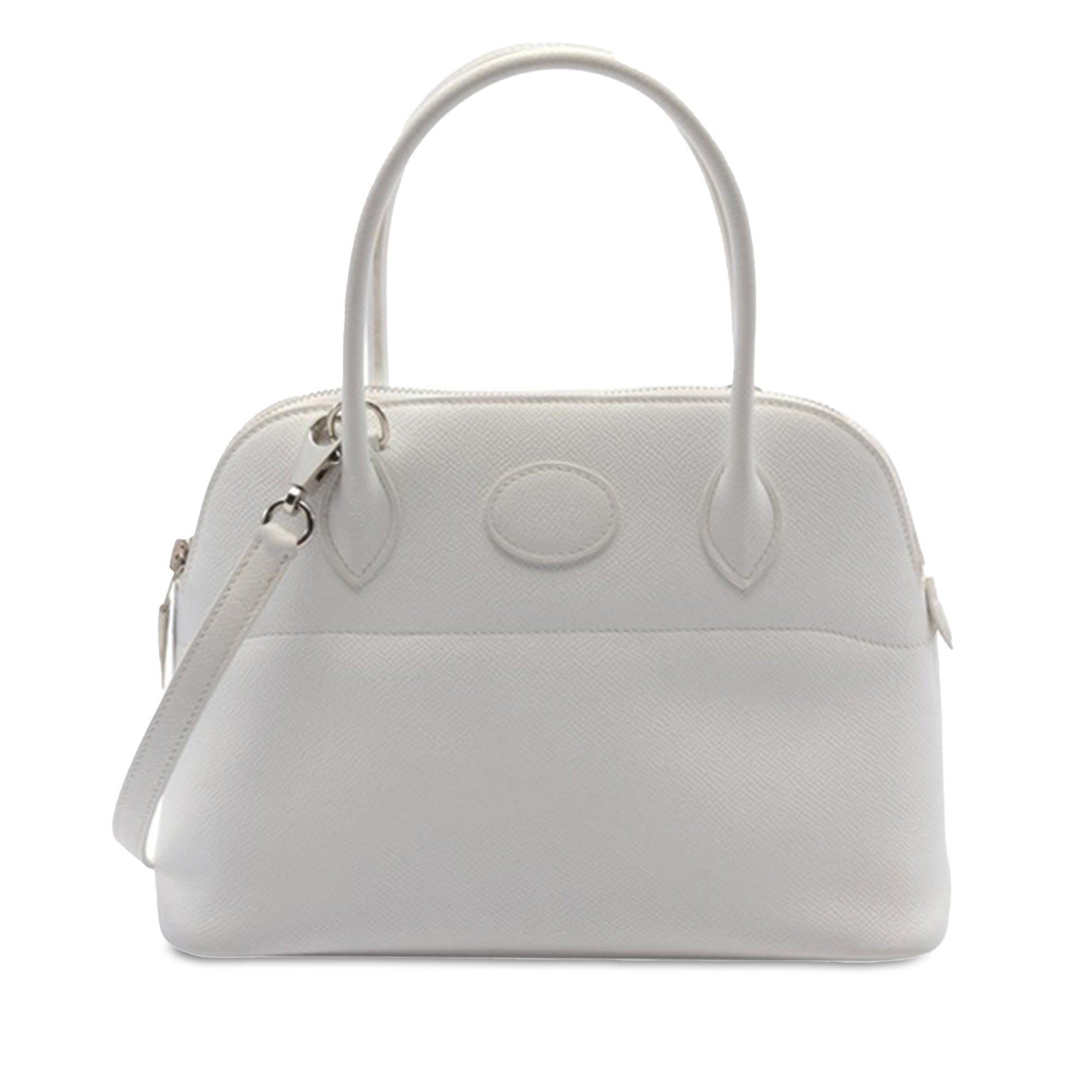 Hermes | Pre-Owned Epsom Bolide 27 | White/Off White