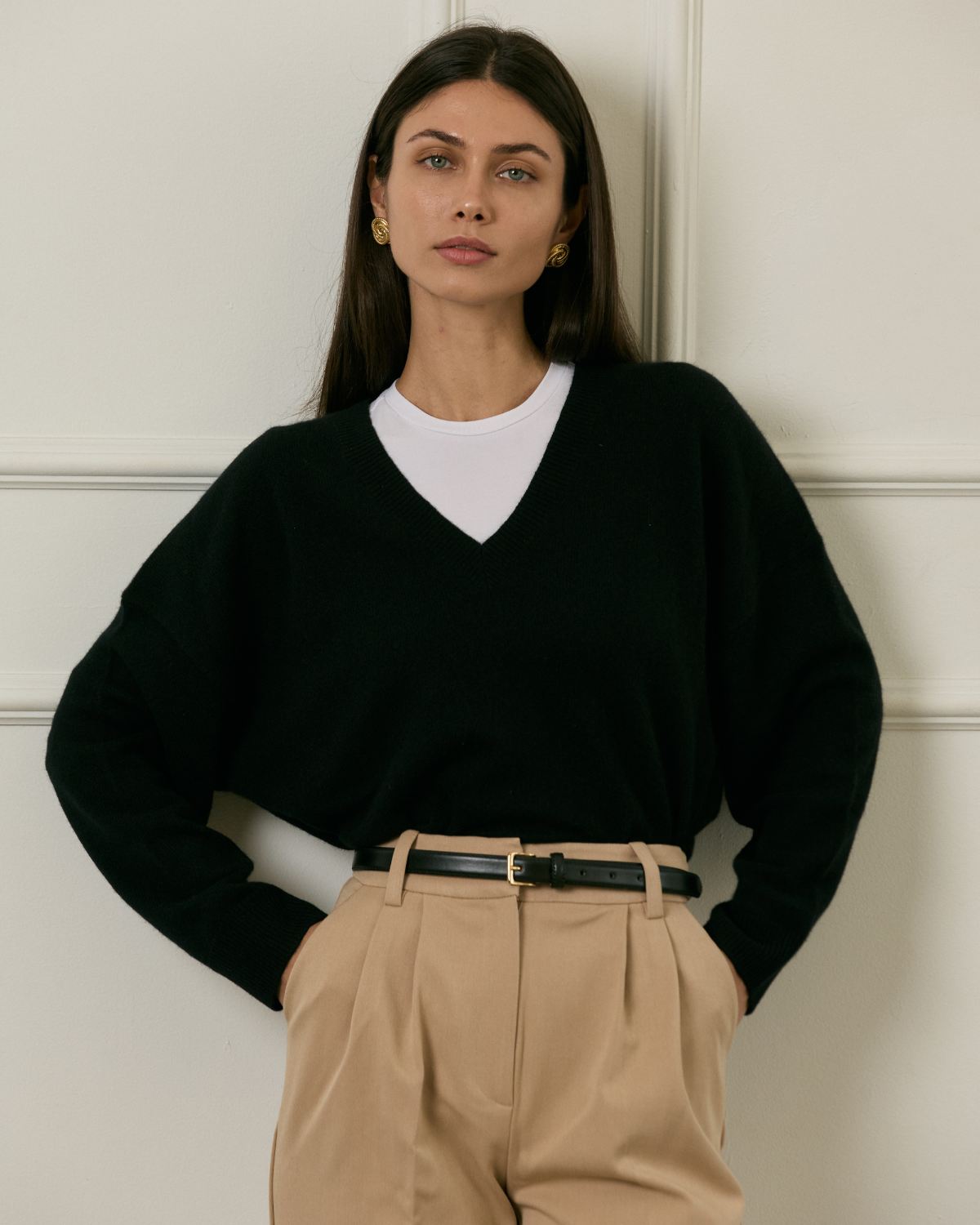 No. 6 Belt | Black-Gold