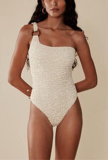 The Jessi One Piece | Ivory Luxe Crinkle