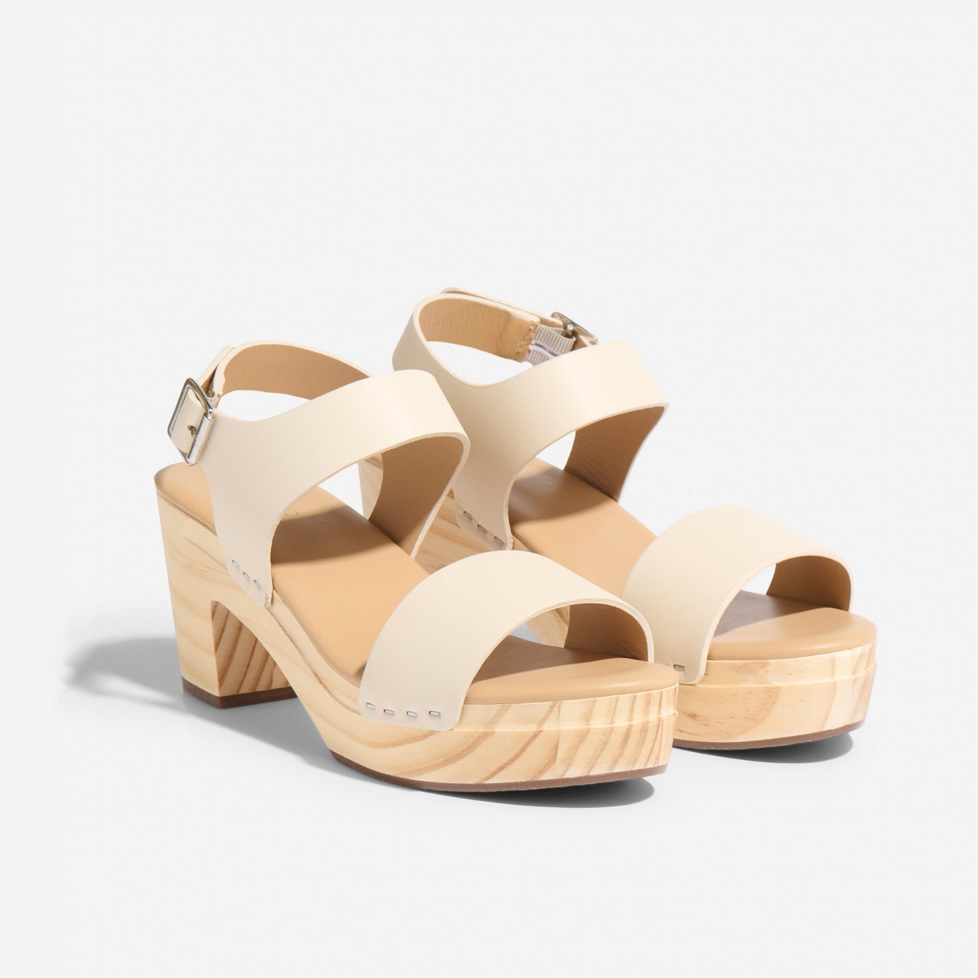 Womens | All-Day Open Toe Clog | Bone