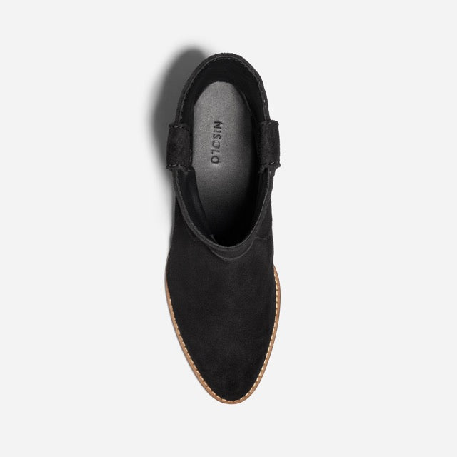 Womens | Amaya Bootie | Black Suede