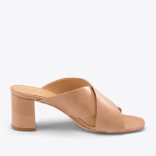 Womens | Carina Cross Strap Mule | Almond