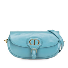 Dior | Pre-Owned Calfskin Bobby East West Crossbody | Blue/Light Blue