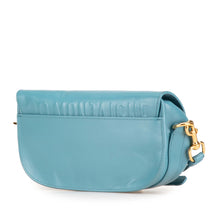Dior | Pre-Owned Calfskin Bobby East West Crossbody | Blue/Light Blue