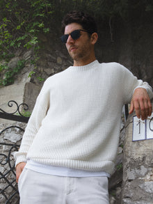 The Waffle Knit | Cream