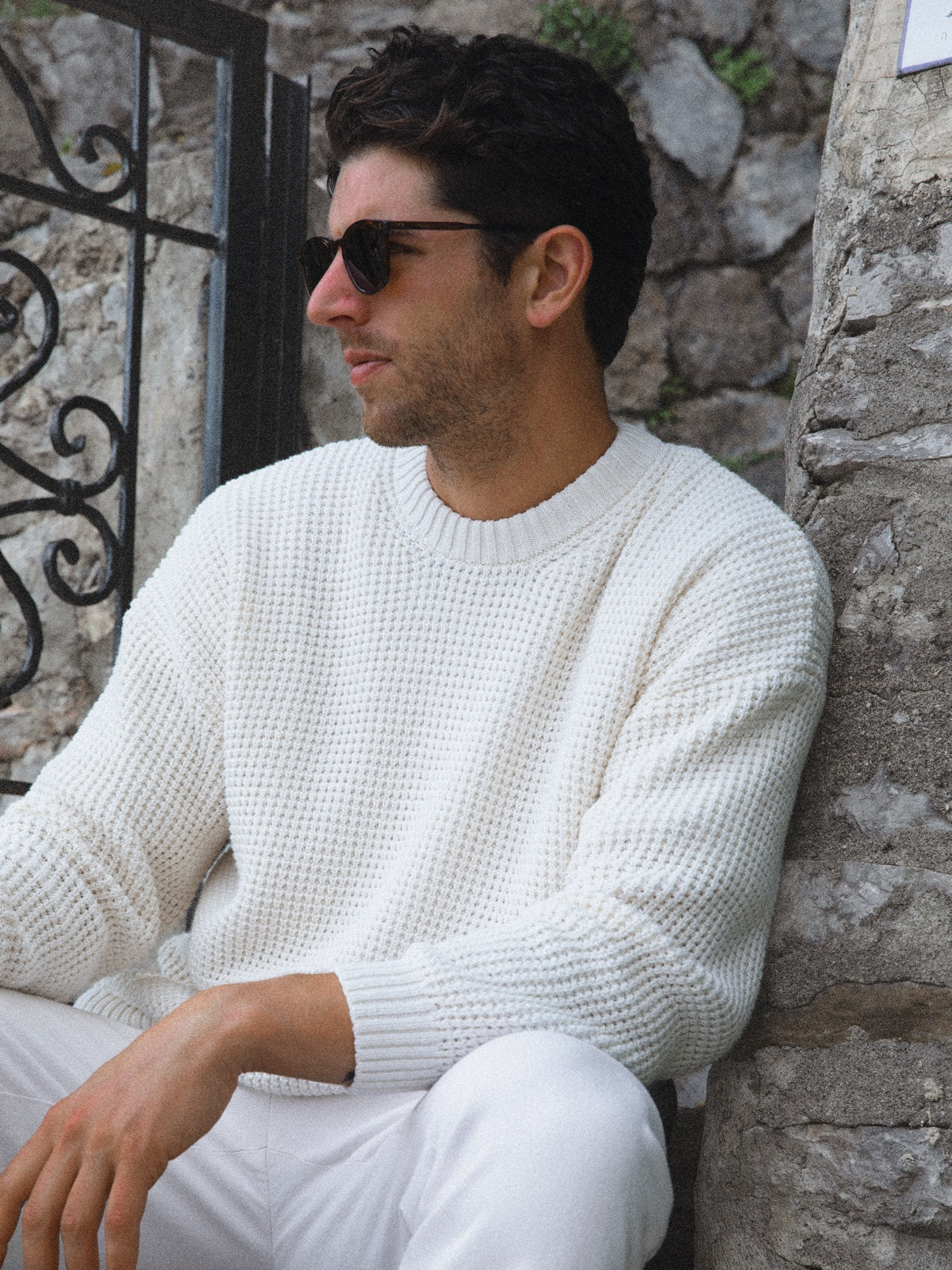 The Waffle Knit | Cream